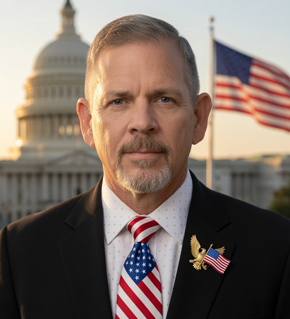 David Blaesing — USMC veteran, 20-year U.S. Postmaster and Mail Carrier, and founder of America Breathes 2028