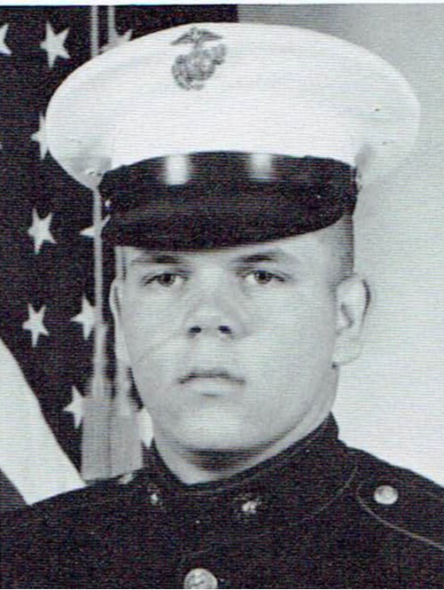 David at boot camp — his early days as a United States Marine
